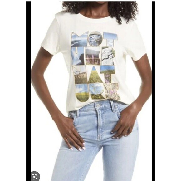guess  womens mother nature graphic tee Size M - Picture 1 of 14